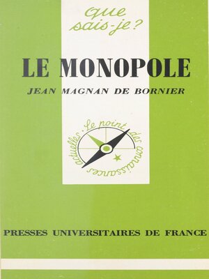 cover image of Le monopole